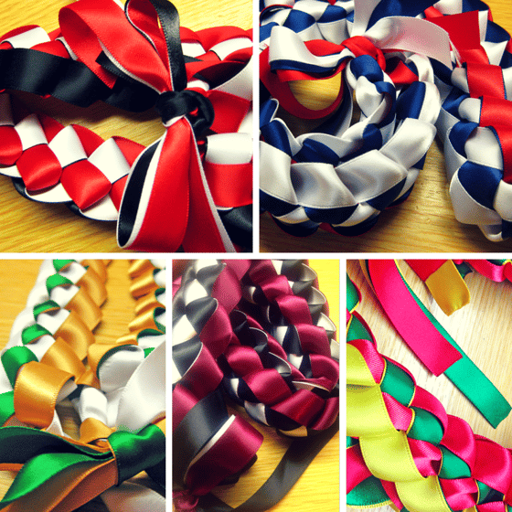 Image of Ribbon Lei - Choose Your 3 Colors 