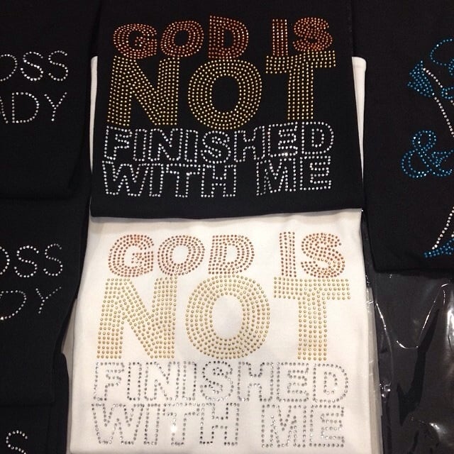 Image of God Is Not Finished With Me! 