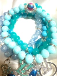 Image 8 of blue butterfly 4 stack set plus size