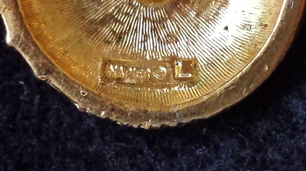 Image of Vintage Napier Gold Earrings