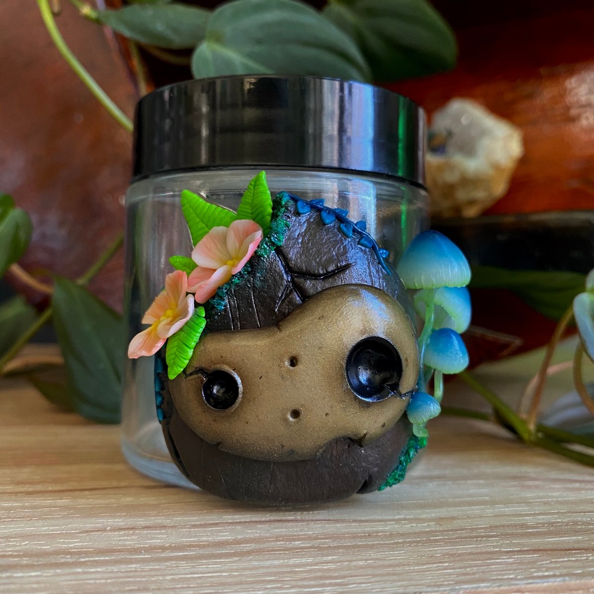 Robot Mushroom Stash Jar *PREORDER*