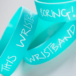 Image of THIS WRISTBAND IS BORING - Turquoise