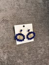 GG Blue CZ Earrings 
