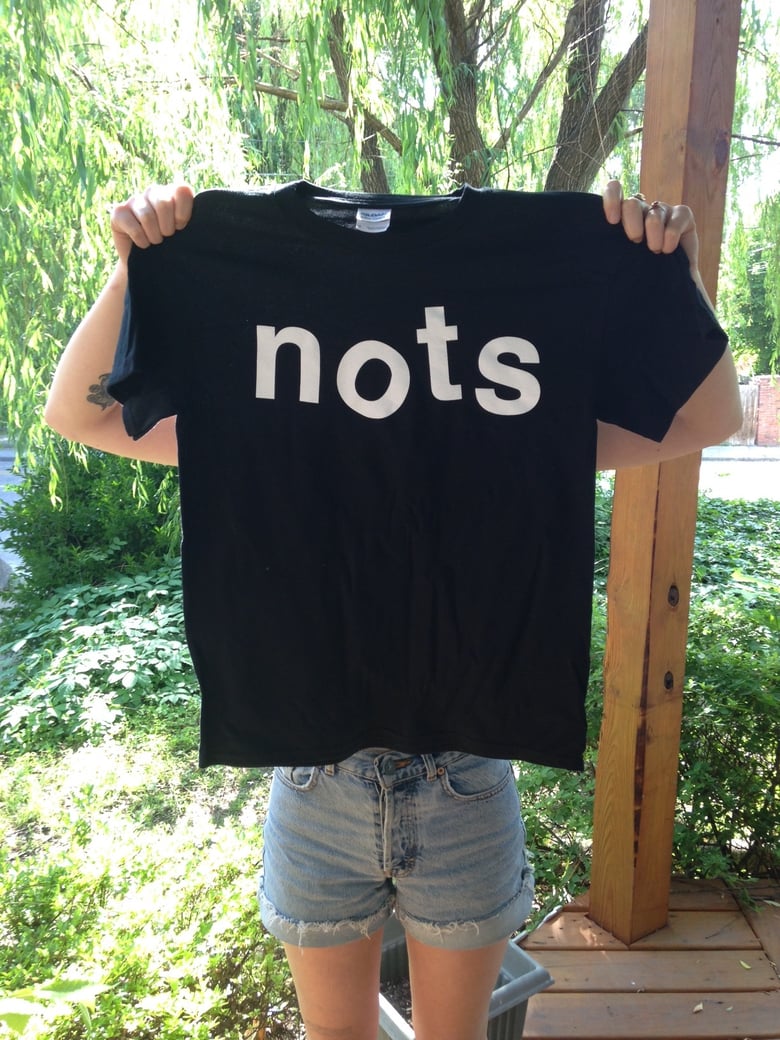 Image of NOTS LOGO T - BLACK AND WHITE