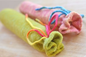 Image of CUSTOM ORDER: felted flute/recorder case