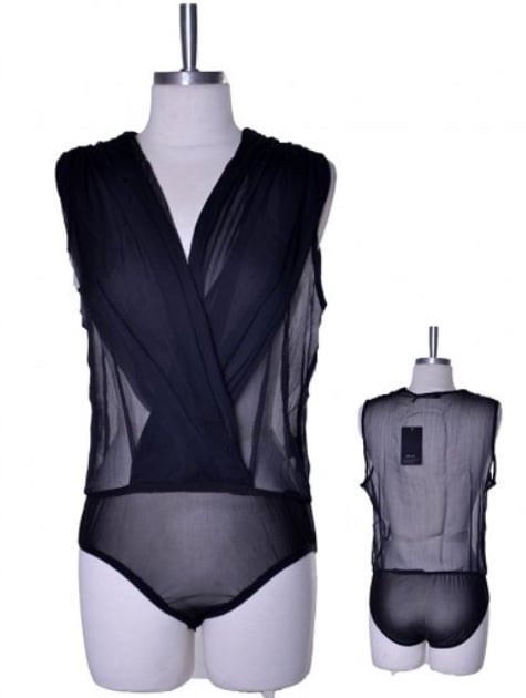 Image of Barely There Mesh Bodysuit