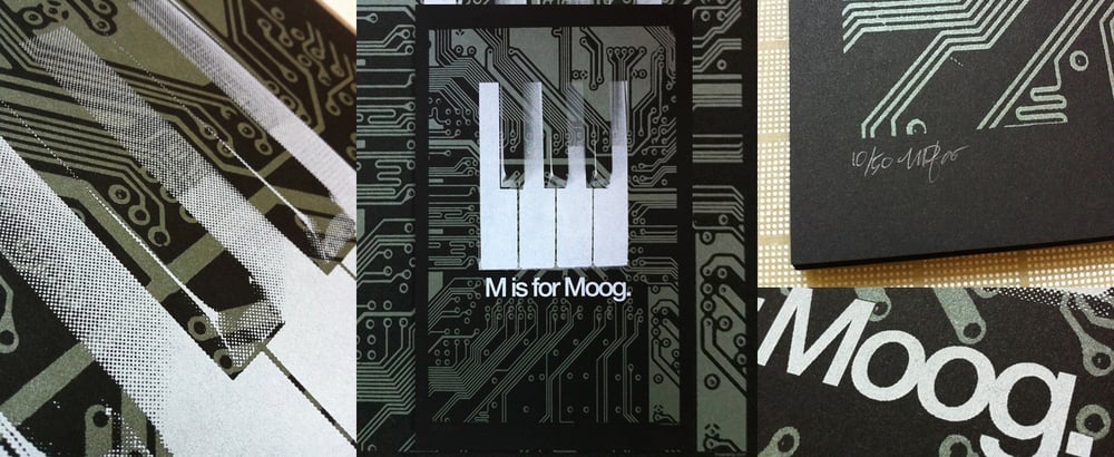 "M is for Moog" Art Print for Moogfest