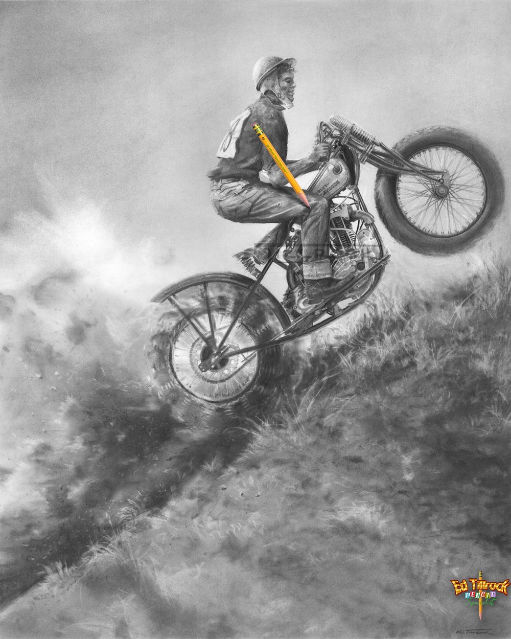 Image of "The Devil's Hill" Signed & Numbered 20x24 Giclee' Print