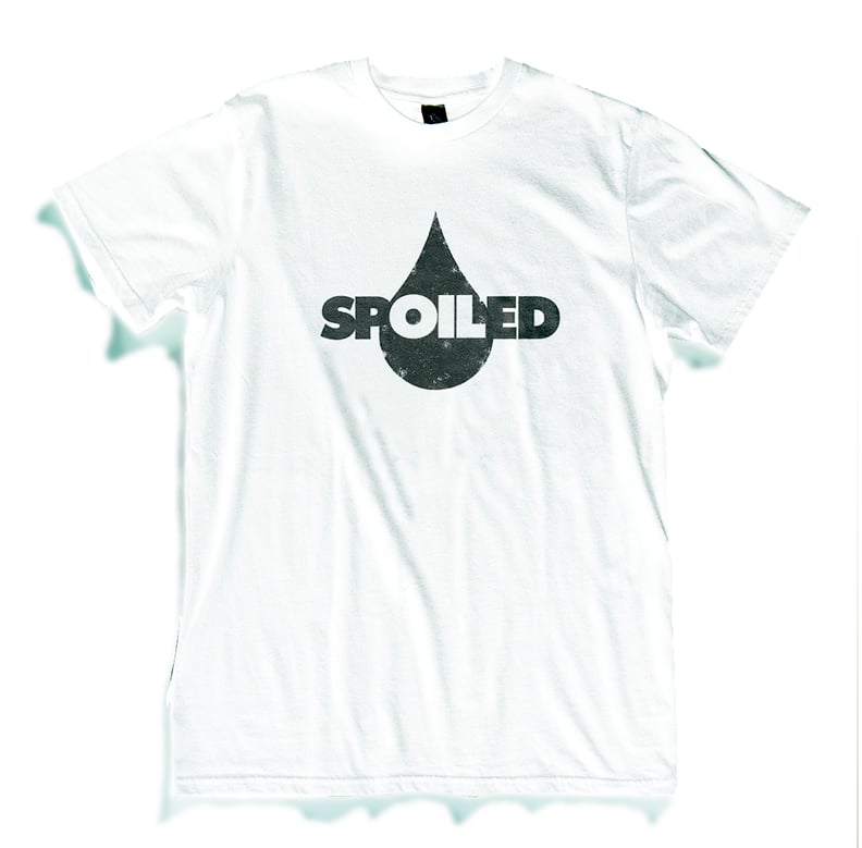 Gas Oil "Spoiled" White Graphic T-Shirt