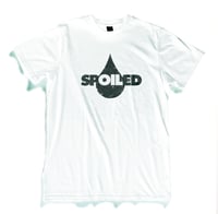 Image 1 of Gas Oil "Spoiled" White Graphic T-Shirt