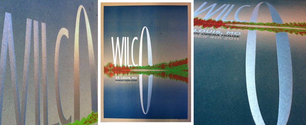 Wilco St. Louis Arch Poster