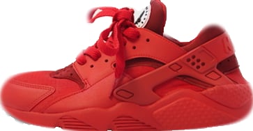 Image of Blood Red Nike Air Huarache - Python Customs