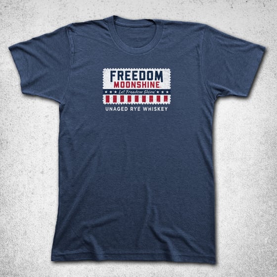 Image of Freedom Moonshine Blue T-Shirt