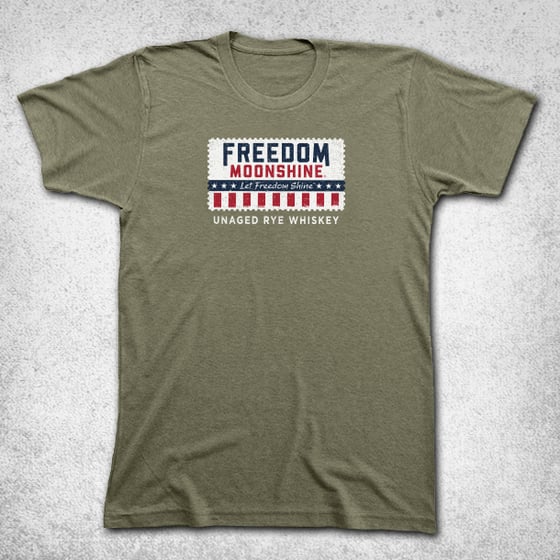 Image of Freedom Moonshine Olive T-Shirt