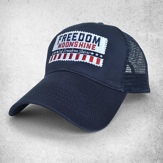 Image of Freedom Moonshine Blue Mesh Hat