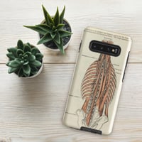 Image 6 of Antique Anatomical Drawing Spine Musculature Tough case for Samsung®