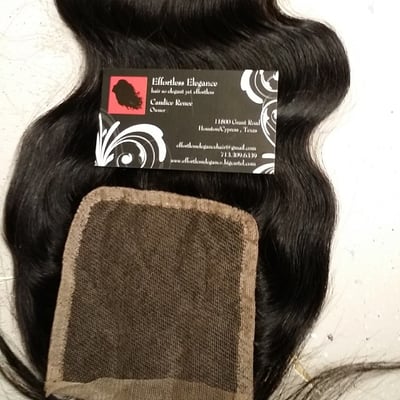 Image of 6A 100% Unprocessed Virgin Closures-Lace & Silk Base