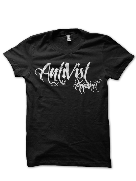 Image of AntiVist Black Script T-Shirt
