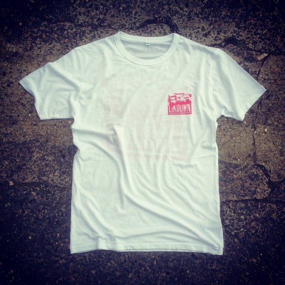 Image of THE LIK VX1000 TEE - WHITE/RED