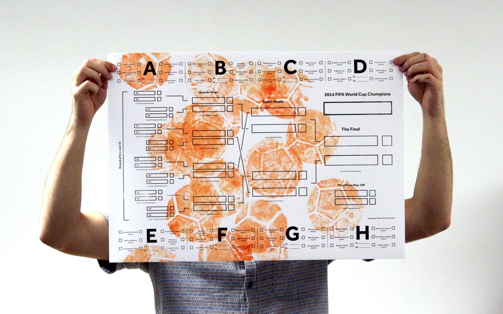 Image of World Cup Wall Chart – Orange
