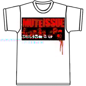 Image of White T-Shirt w/ Skulls