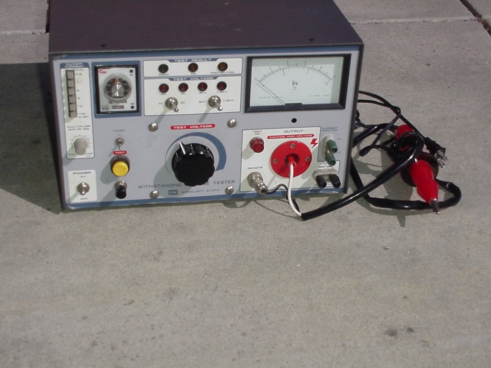 Image of GW MODEL NO GPT-515AD WITHSTANDING VOLTAGE TESTER