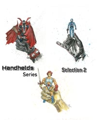 Image 1 of Handhelds - A Nostalgic Toy Series - Selection 2 (Spawn, Cobra Commander, Lion-O)