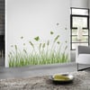 Vinyl Wall Sticker Decal Art - Grass with Butterflies