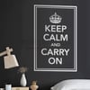 Vinyl Wall Sticker Decal Art - Keep Calm and Carry On