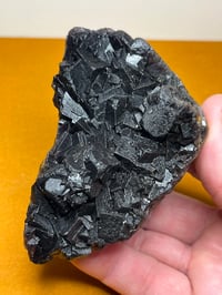 Image 11 of Large Black Rose Fluorite Red UV Specimen | Pakistan #2847