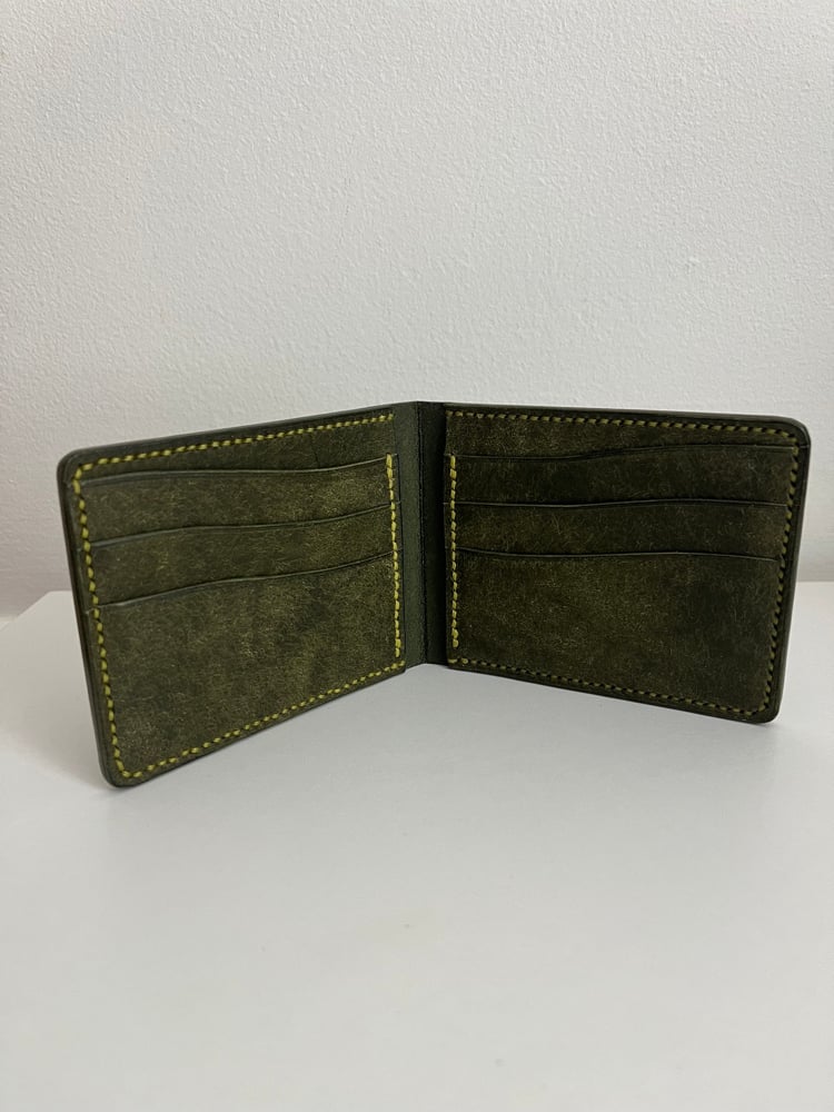 Image of Olive Pueblo 8-Pocket Slim Bifold (Mustard)
