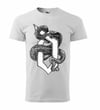 T-Shirt «Snake» white 