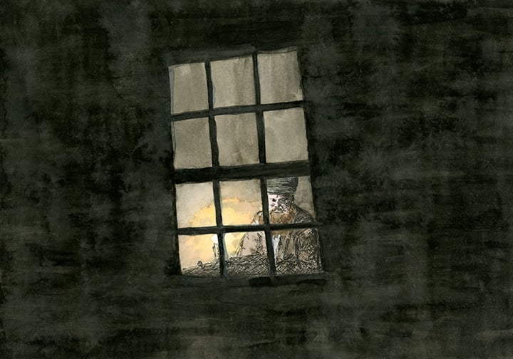 Image of Alone in the window