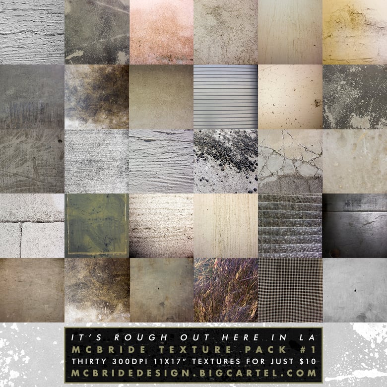 Image of McBride Texture Pack 1 (30 300dpi Textures)