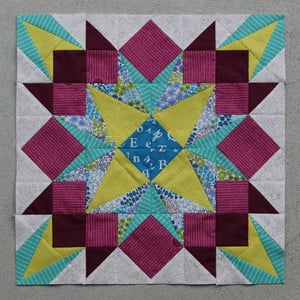 Image of Drop Dead Gorgeous Paper Pieced Quilt PDF Block Pattern