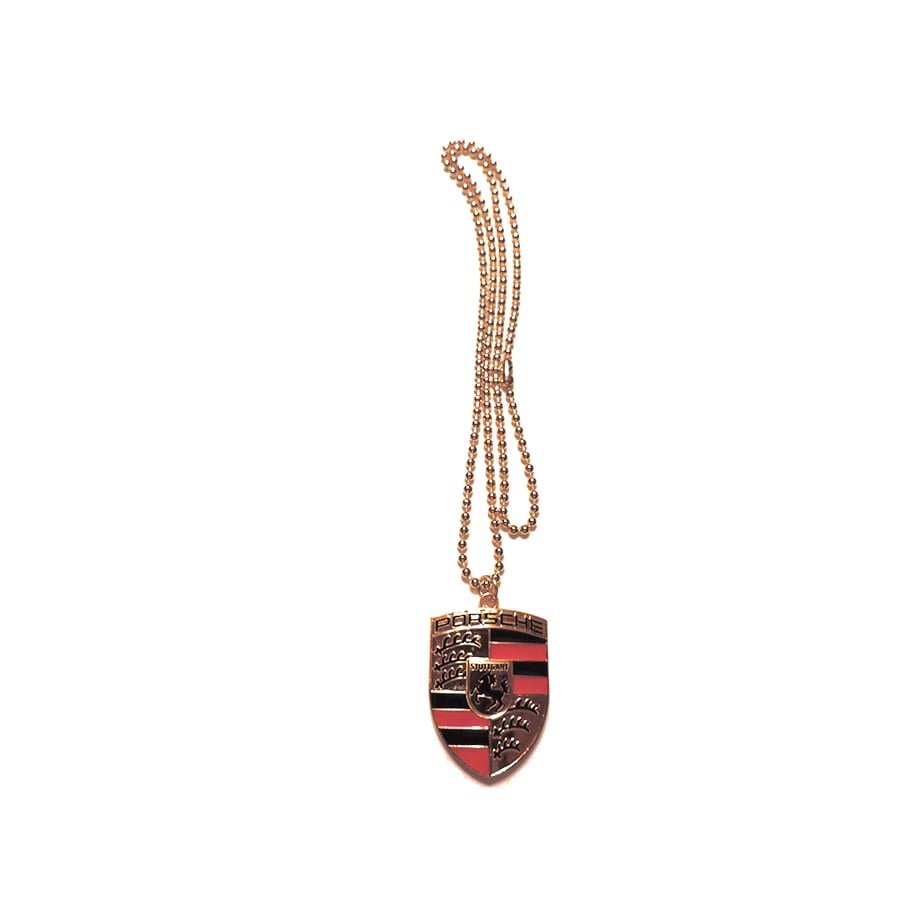 Image of PRIVATE LABEL BRAND PORSCHE LOGO NECKLACE