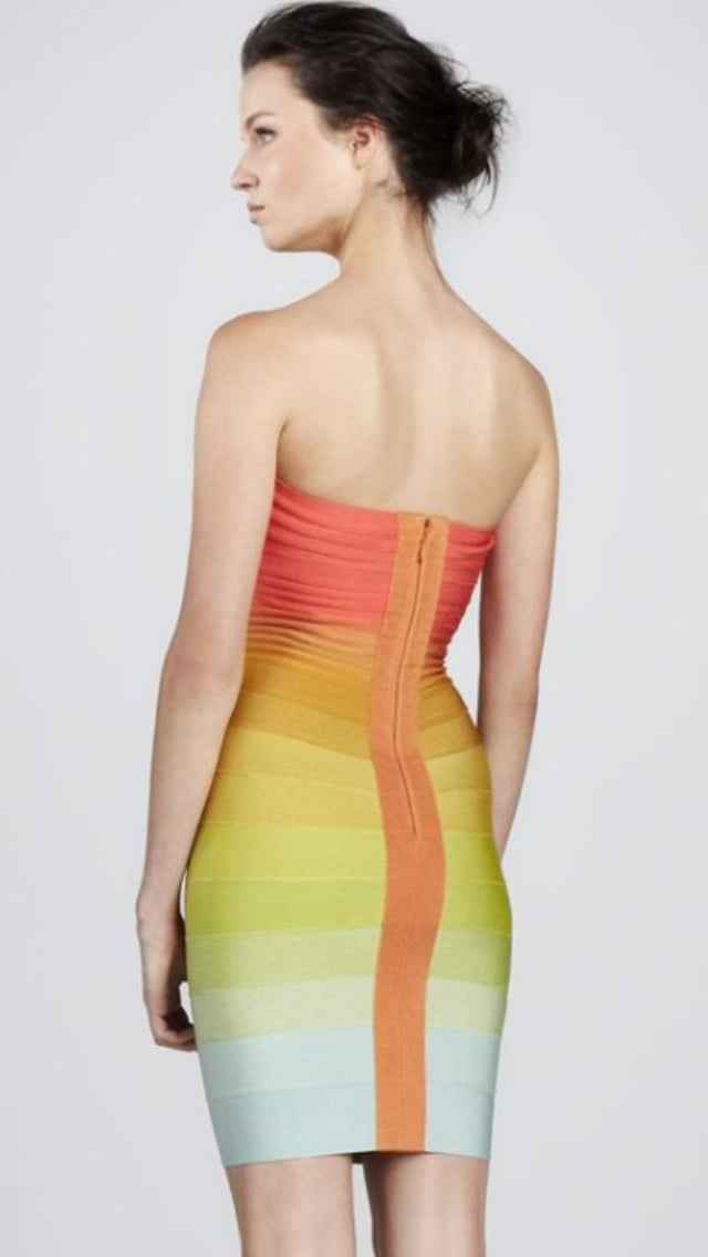 Image of Sunset Ombré bandage dress