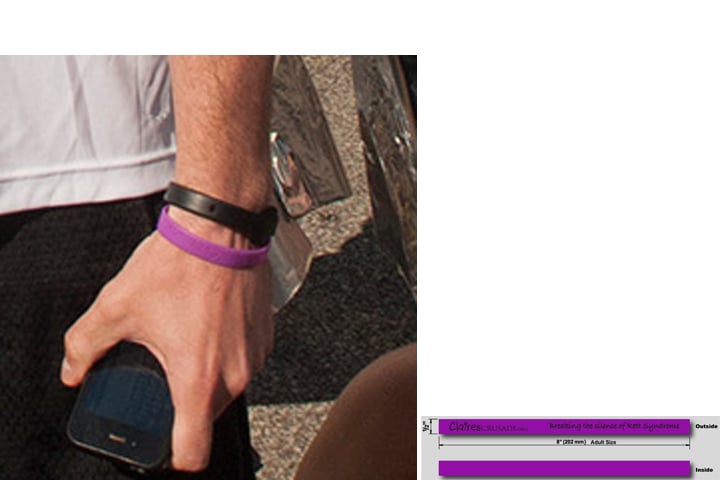 Image of Claire's Crusade Wristband