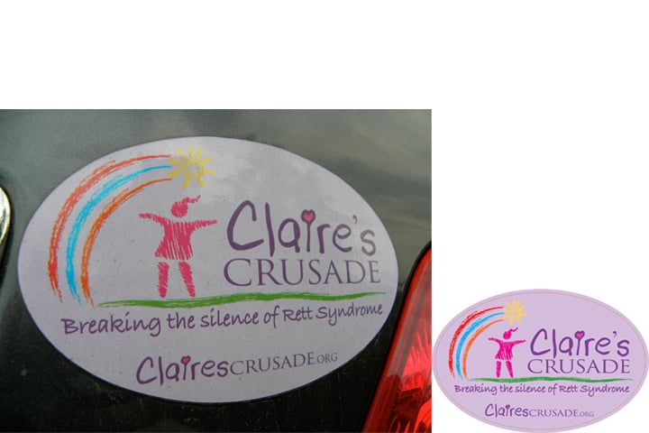 Image of Claire's Crusade Car Magnet