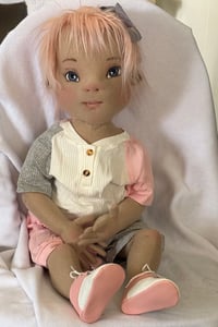 Image of Alyssa, 32” Pink Haired Toddler