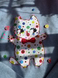 Image 5 of Clown Kitty Sweater 🎪🐱♡ (L/XL)