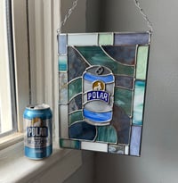 Image 5 of Stained glass seltzer can panel