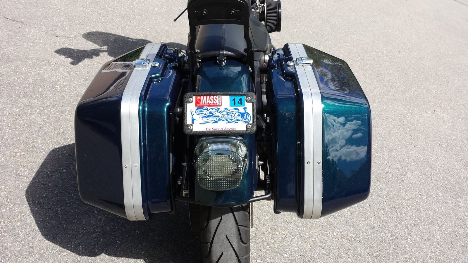 Fxr clamshell 2024 saddlebags