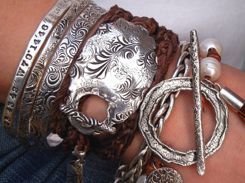 Silver Bracelets for Women India - Silver Filigree by Silver Linings –  Silverlinings