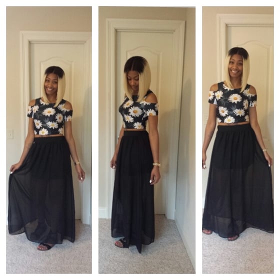 Image of Chiffon Maxi Skirt