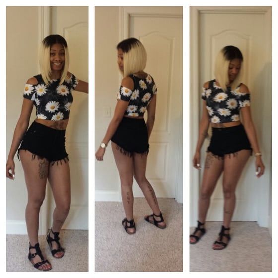 Image of Sunflower crop top