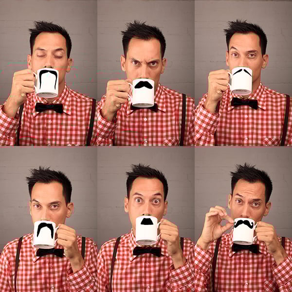 Image of The Fu Manchu Moustache Mug