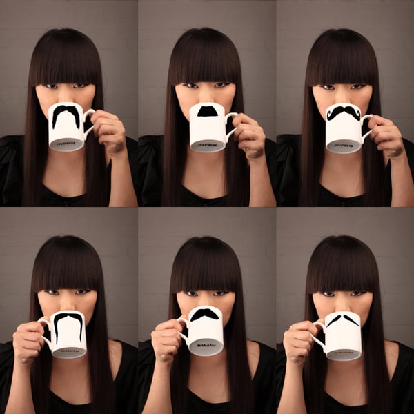 Image of The Fu Manchu Moustache Mug