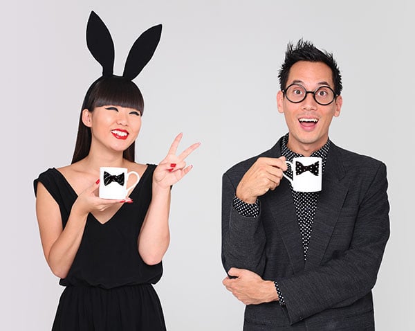 Image of Original Bow Tie Mugs - Set of 4