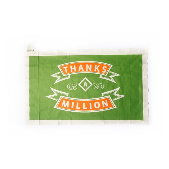 Image of Thanks a million. Tea Towel
